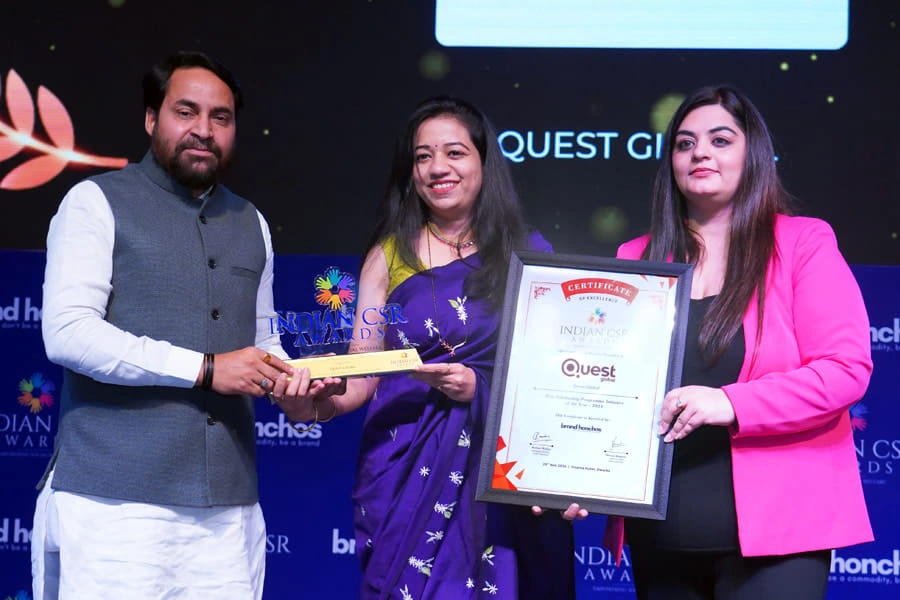 Quest Global Honored with Prestigious CSR Award for Education Initiative